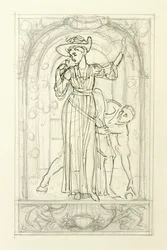 Preparatory Drawing for a Calendar